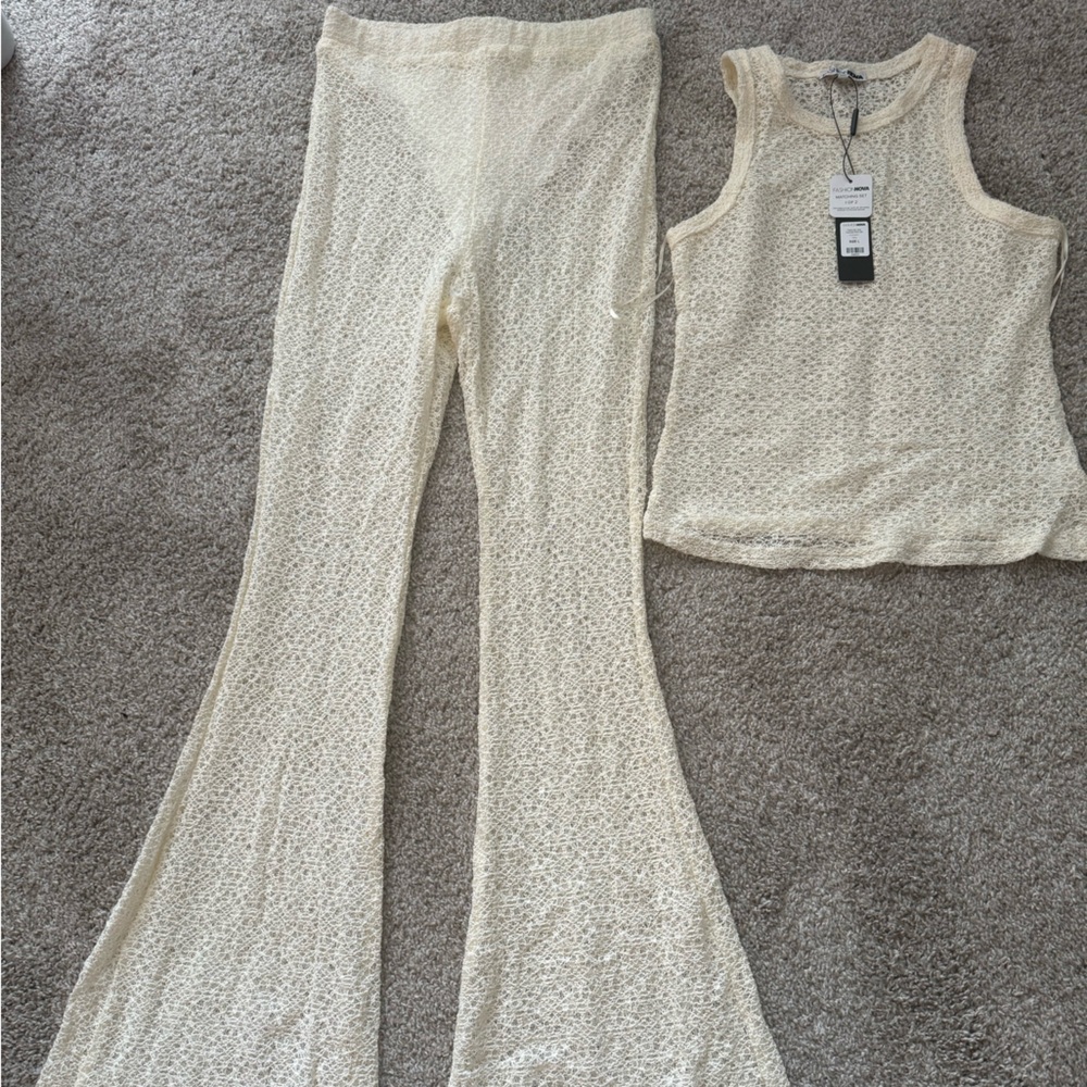 Two piece lace set